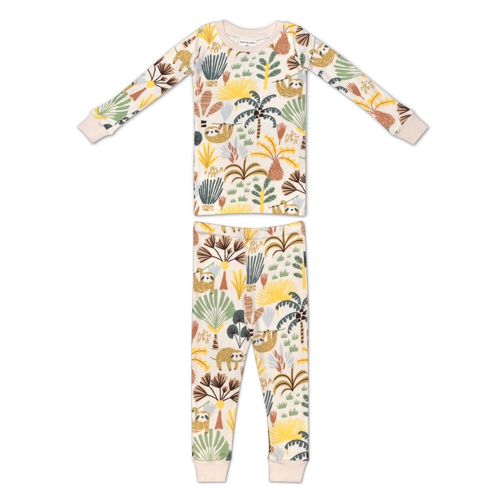 Kids Pajama - Sloth | Apple Park | Kids Pajamas - Bee Like Kids