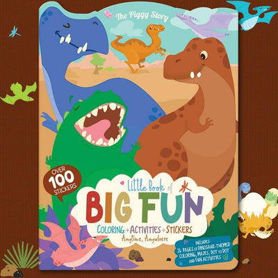 Dinosaur World Activity Book | Coloring Book | Bee Like Kids