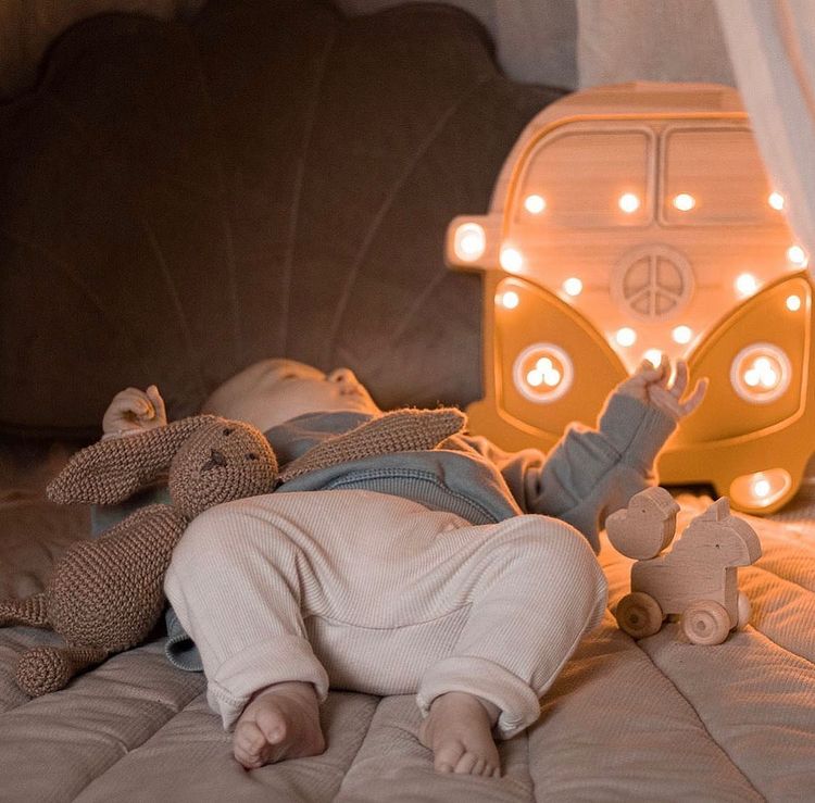 Little Lights Camper Van Lamp | Best Night Light for Toddlers | Bee Like Kids