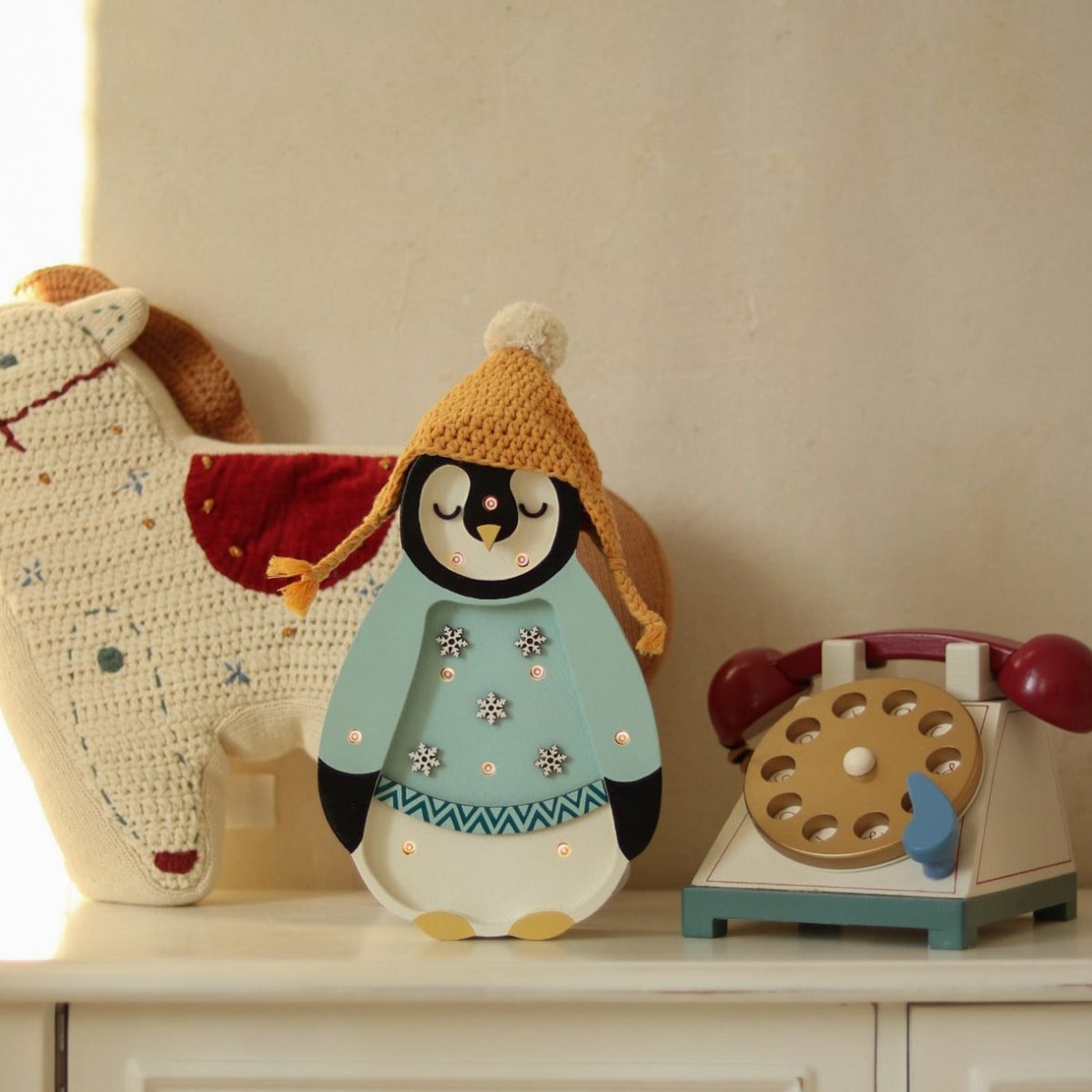 Little Lights Mini Holiday Penguin Lamp ~ Limited Edition