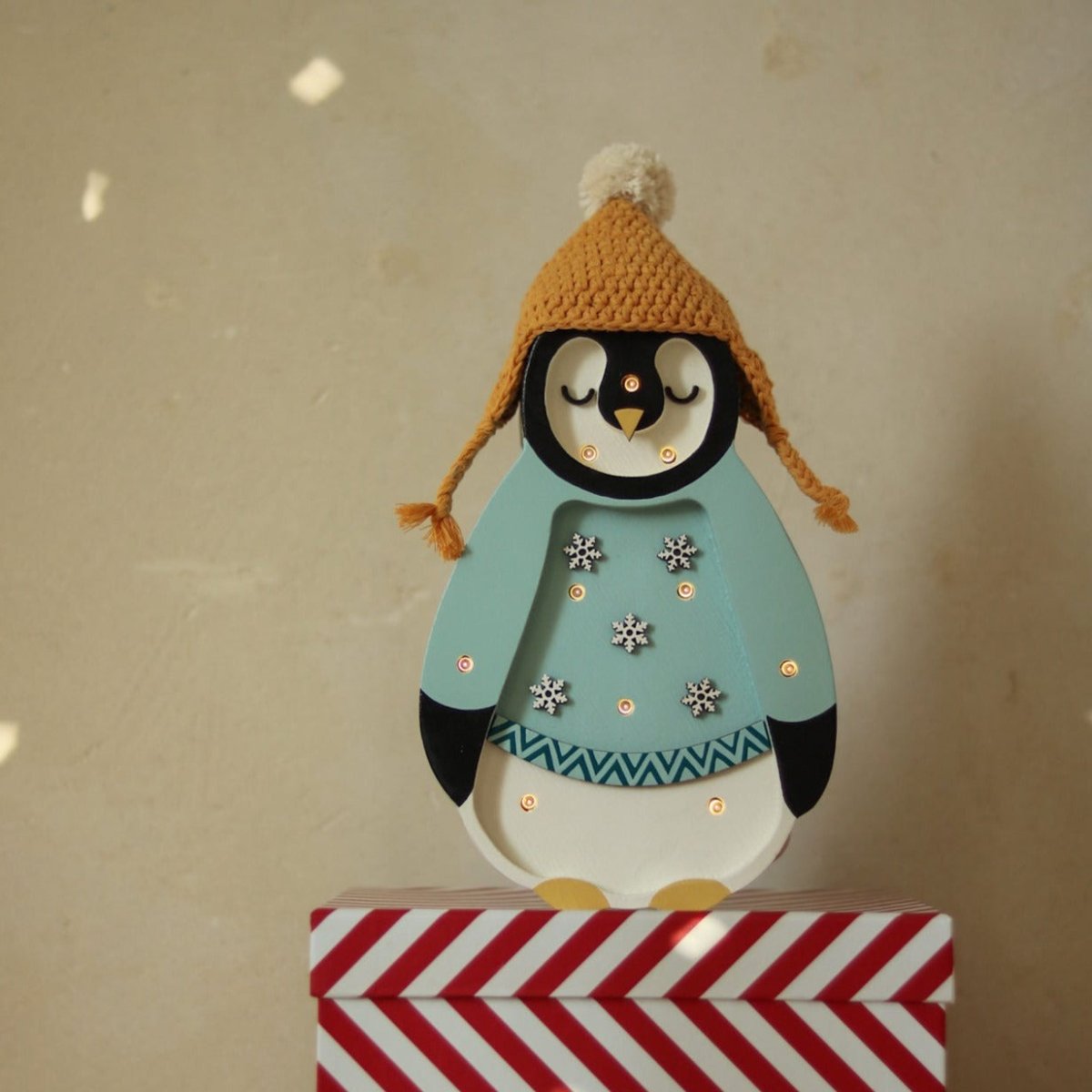 Little Lights Mini Holiday Penguin Lamp ~ Limited Edition