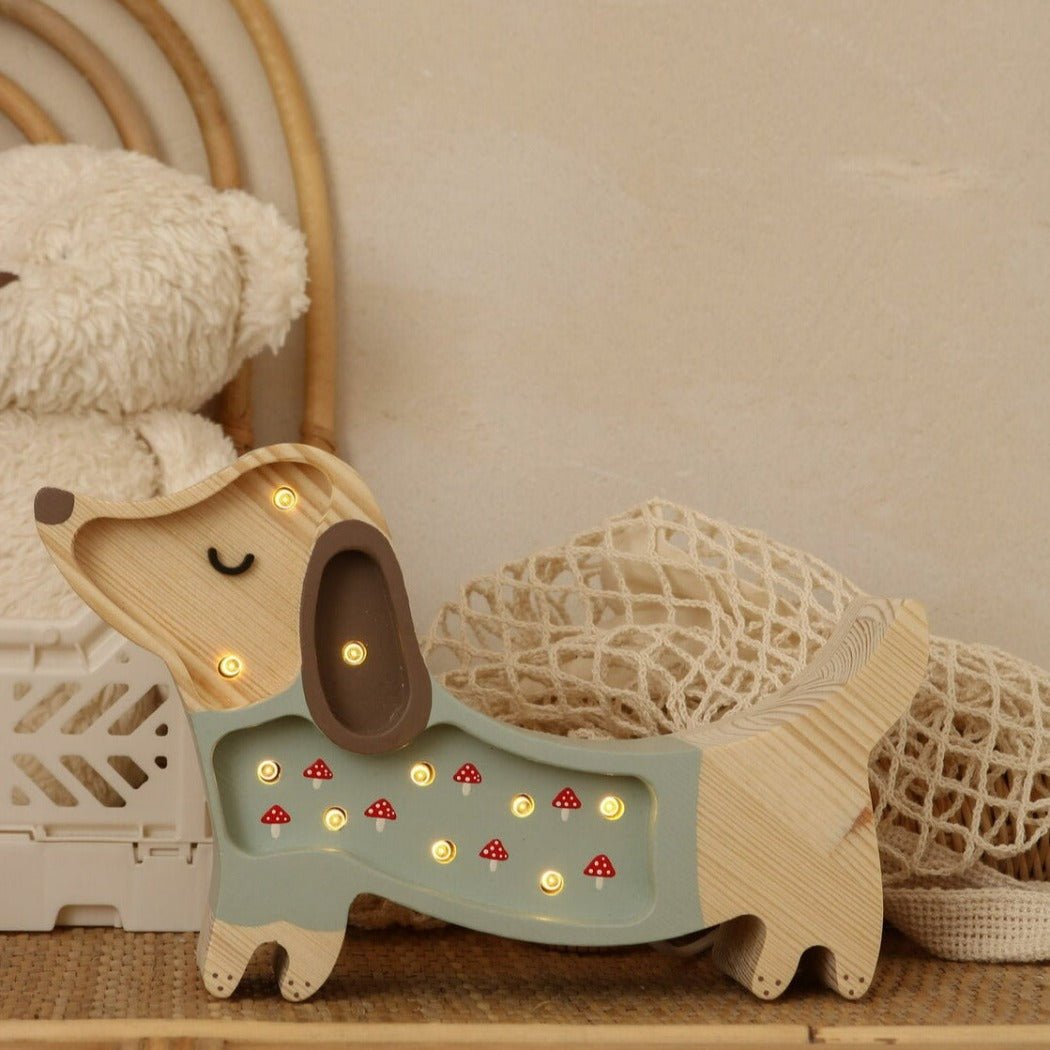 Little Lights Mini Puppy Lamp | Baby and Children Night Light & Lamps |Bee Like Kids