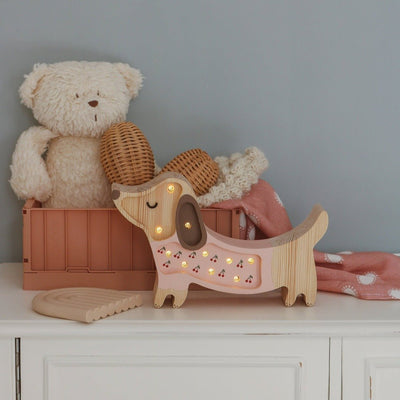 Little Lights Mini Puppy Lamp | Baby and Children Night Light & Lamps |Bee Like Kids