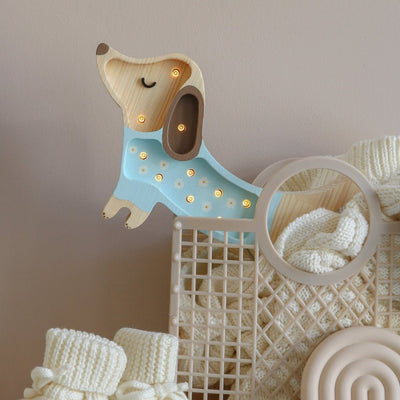 Little Lights Mini Puppy Lamp | Baby and Children Night Light and Lamps | Bee Like Kids