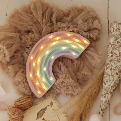 Little Lights Rainbow Lamp | Best Night Light for Rainbow Babies| Bee Like Kids