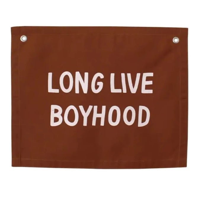 Long Live Boyhood Canvas Banner | Imani Collective | Bee Like Kids