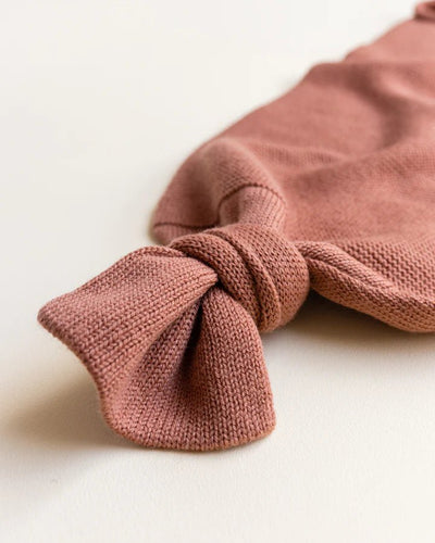 Marino Wool Cocoon - Brick | Hvid | Bee Like Kids