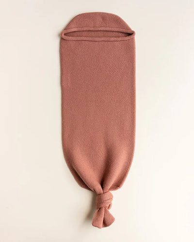 Marino Wool Cocoon - Brick | Hvid | Bee Like Kids