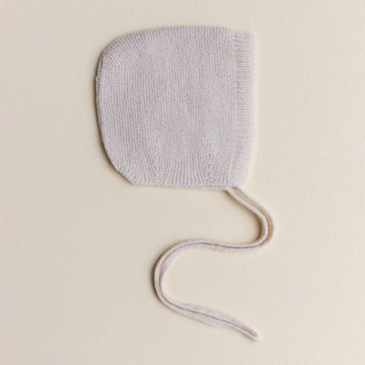Merino Wool Newborn Bonnet - Off-White | Hvid | Bee Like Kids