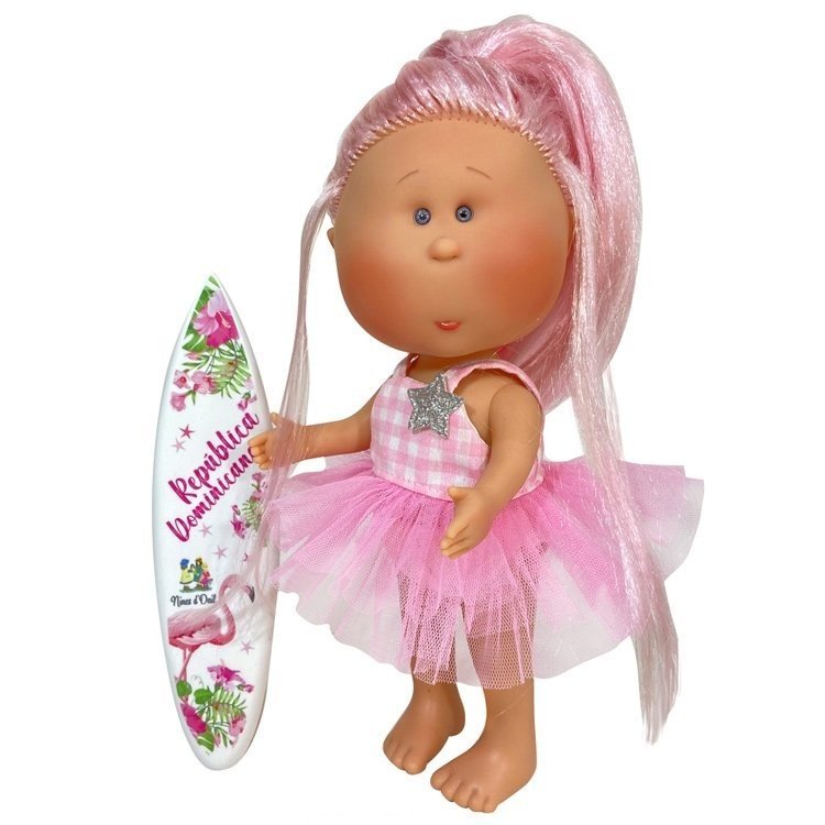 Mia Summer Light Pink Hair Baby Doll