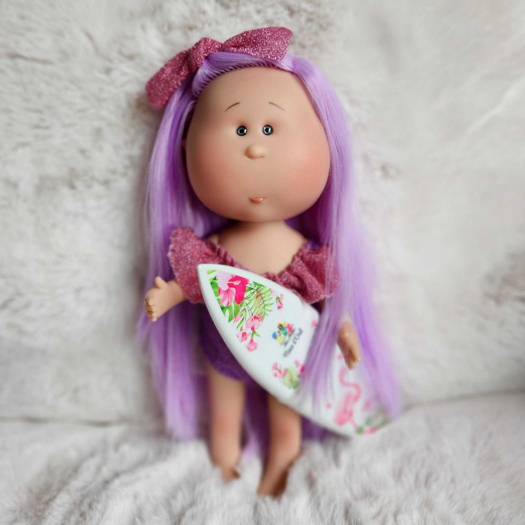 Mia Summer Purple Hair | Nines d Onil | Bee Like Kids