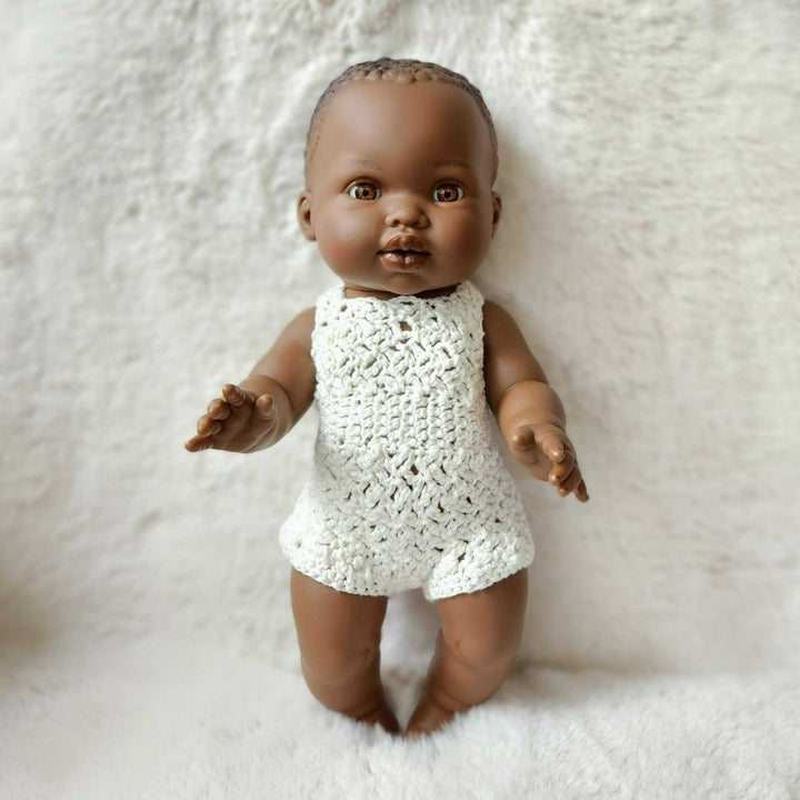 Mini Colettos African baby Girl Doll Aya | Lloren Dolls | Bee Like Kids