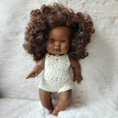 African Baby Girl Doll Jedda | Mini Colettos | Bee Like Kids