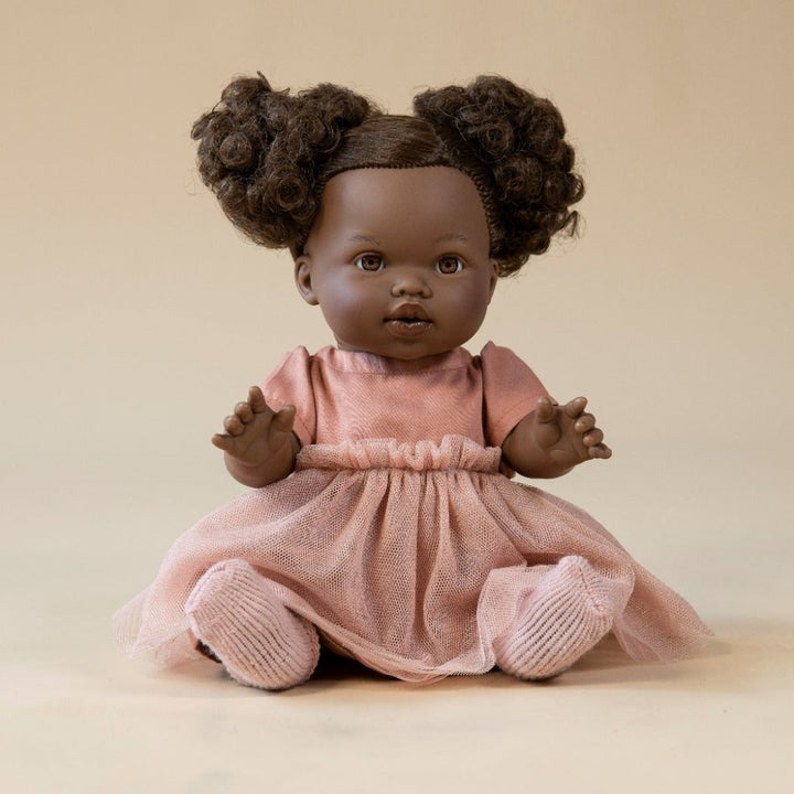 Mini Colettos African Baby Girl Doll - Jedda | Llorens | Dolls - Bee Like Kids