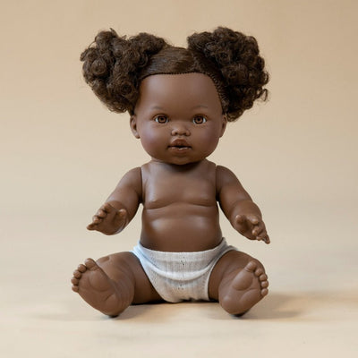 Mini Colettos African Baby Girl Doll - Jedda | Llorens | Dolls - Bee Like Kids