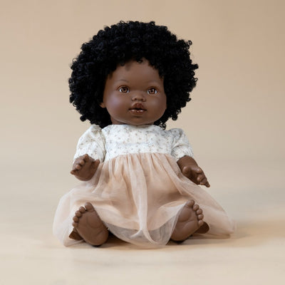 Mini Colettos African Baby Girl Doll - Sara | Llorens | Dolls - Bee Like Kids