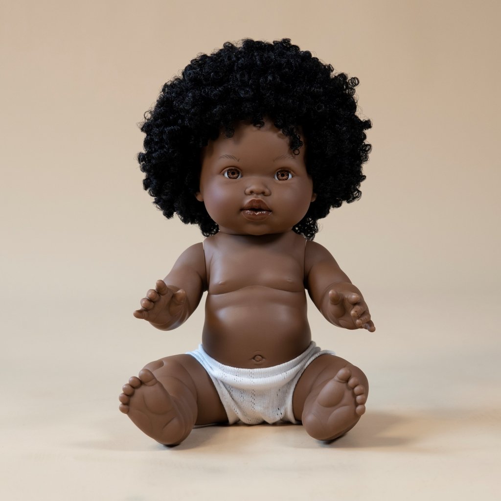 Mini Colettos African Baby Girl Doll - Sara | Llorens | Dolls - Bee Like Kids