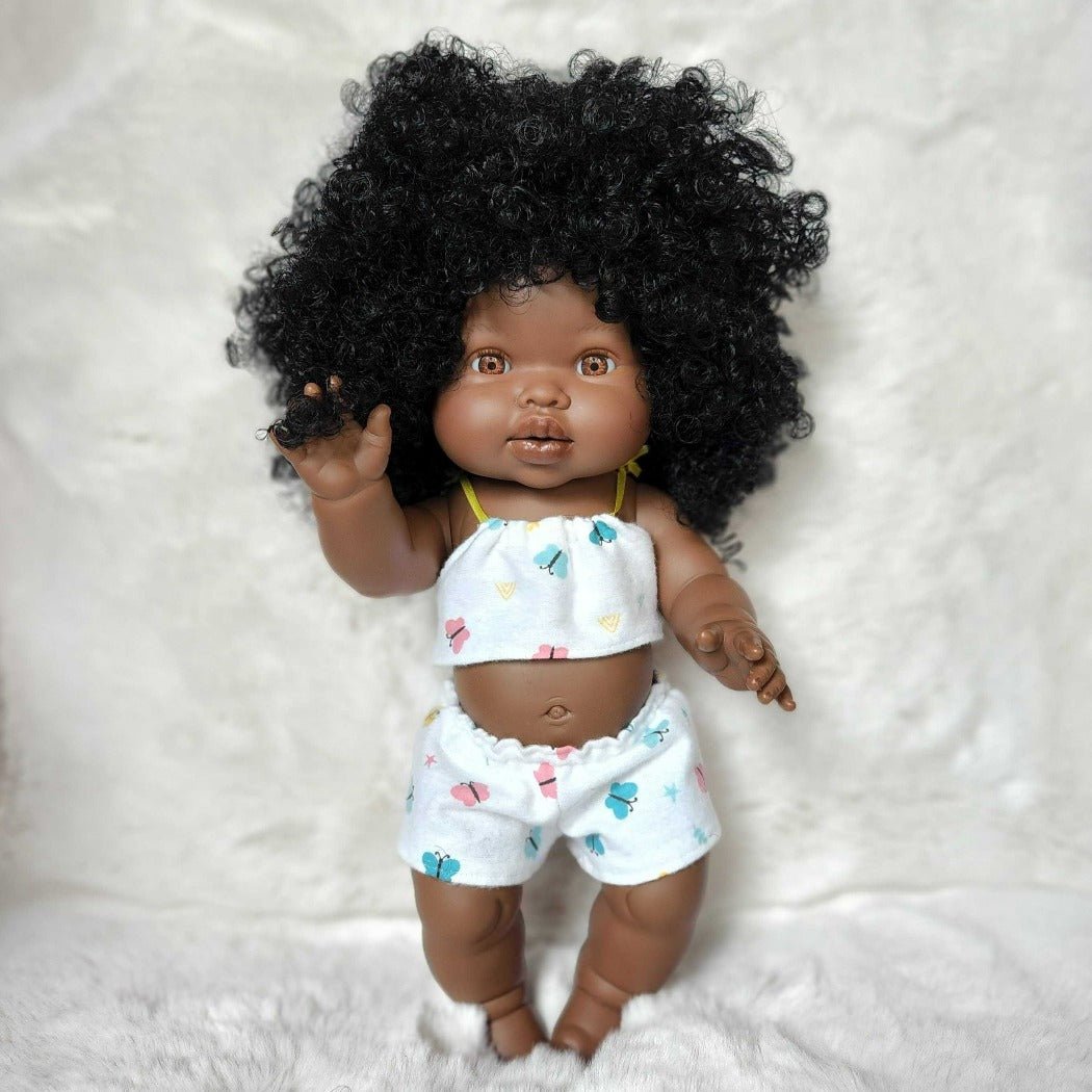 Mini Colettos African Baby Girl Doll - Sara | Bee Like Kids