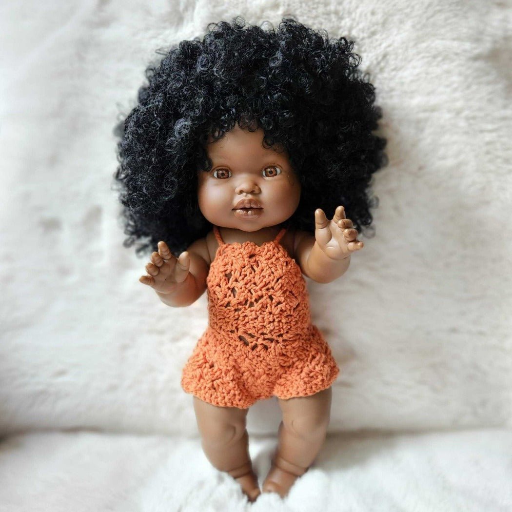 Mini Colettos African Baby Girl Doll - Sara | Bee Like Kids