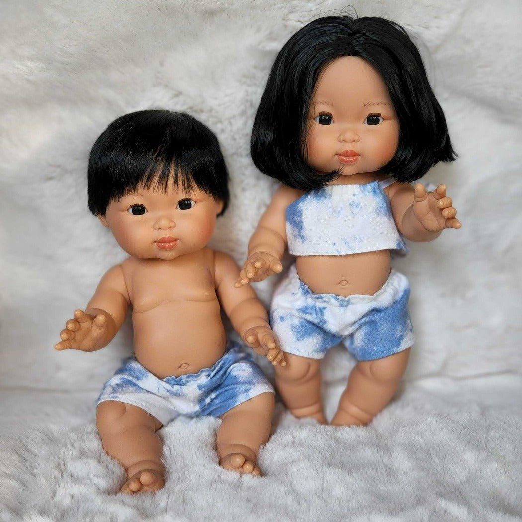 Mini Colettos Asian Baby Girl Doll - Oshin and Taro | Bee like Kids