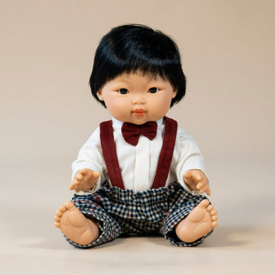 Mini Colettos Asian Baby Boy Doll - Taro | Llorens | Dolls - Bee Like Kids
