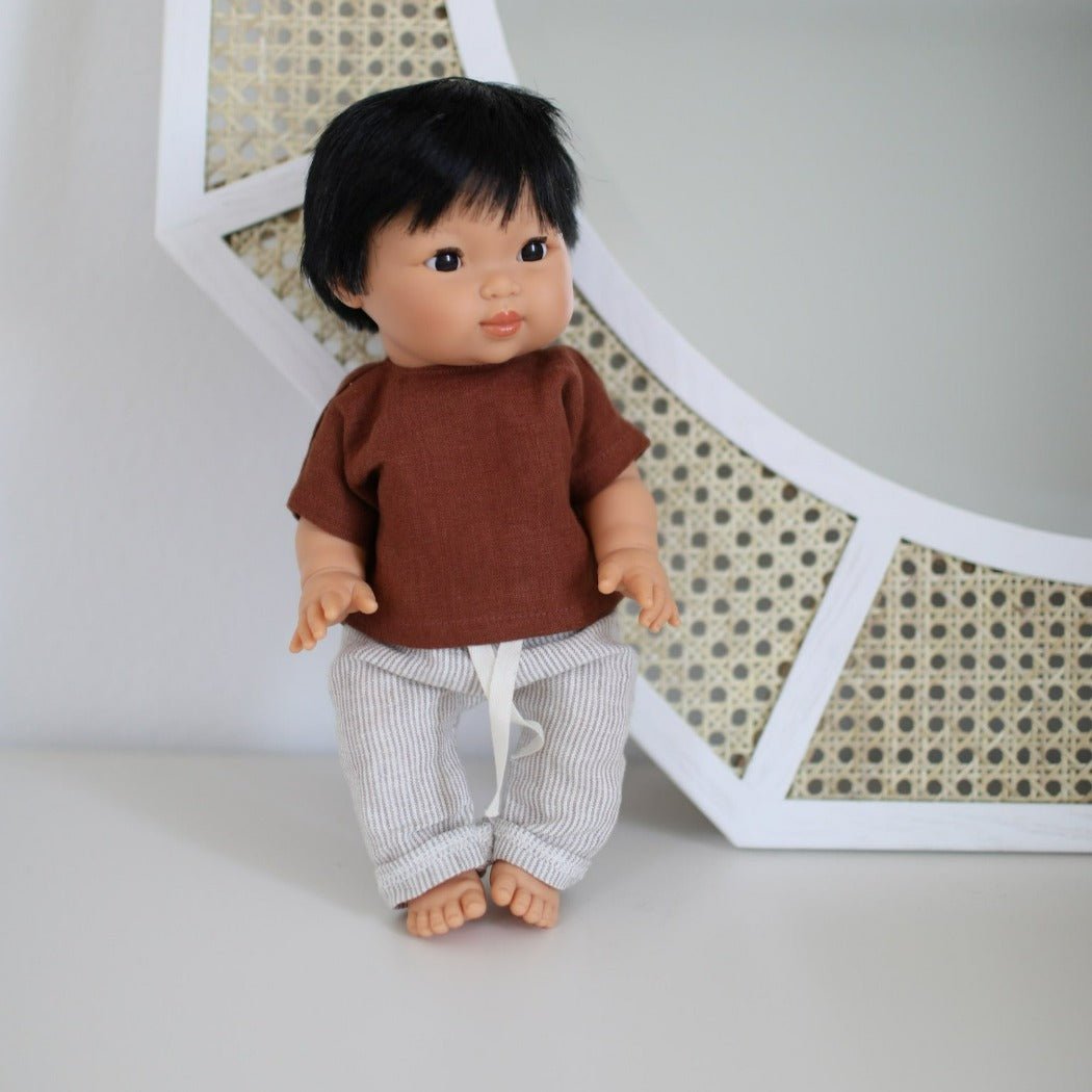 Asian Baby boy Doll Taro | Mini Colettos - Bee Like Kids