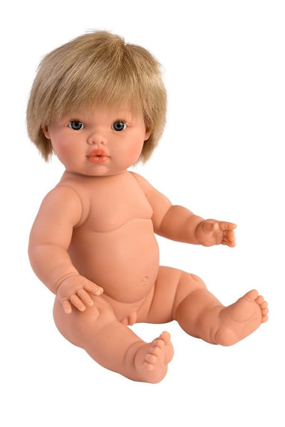 Mini Colettos Blonde Baby Boy Doll - Oliver | Llorens | Dolls - Bee Like Kids