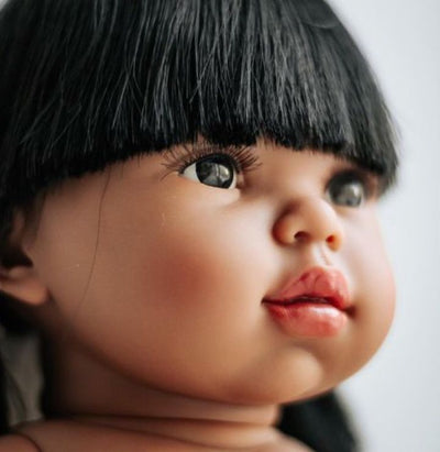 Minikane Baby Girl Doll  Latika | Hispanic Baby Doll | Bee Like Kids
