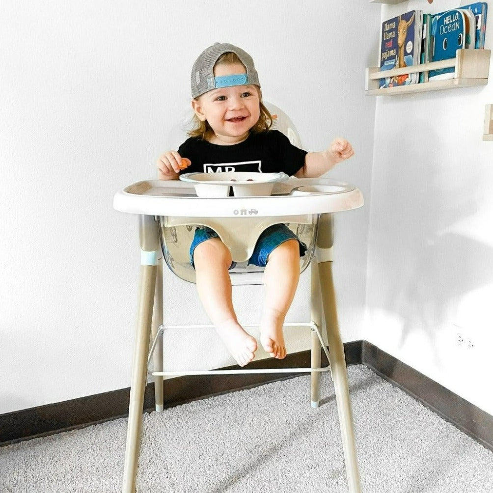 Modern Baby High Chair 6-in-1 / Gray | Children of Design | Feeding - Bee Like Kids