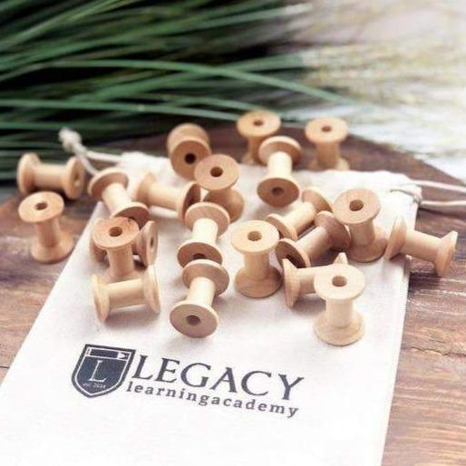 Montessori Stacking Spool | Legacy Learning Academy | Toys - Bee Like Kids
