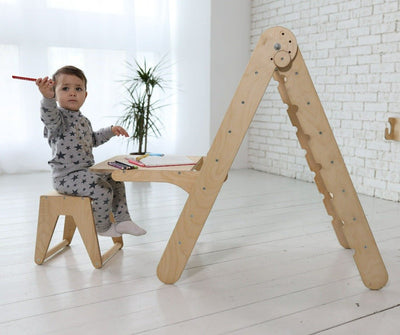 Montessori Triangle Ladder with Art Addition  | Goodevas | Bee Like Kids