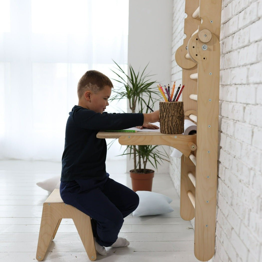 Montessori Triangle Ladder with Art Addition  | Goodevas | Bee Like Kids