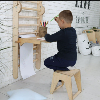 Montessori Triangle Ladder with Art Addition  | Goodevas | Bee Like Kids