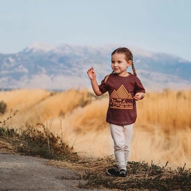 Mountains Are Calling Kids Tee | River Apparel Co | Bee Like Kids