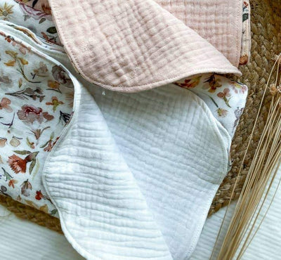 Muslin baby blanket - Floral | Evelina Apparel | Bedding - Bee Like Kids