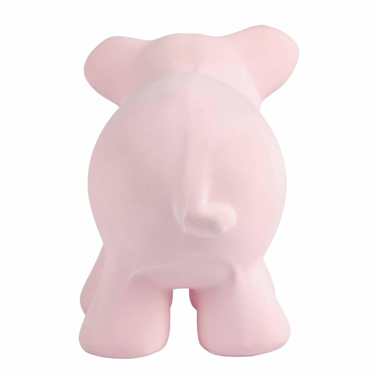 Natural Organic Rubber Teether, Rattle & Bath Toy - Pig | Tikiri Toys LLC | Toys - Bee Like Kids