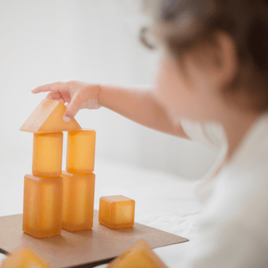 Natural Rubber Building Blocks | ecopiggy | Baby Essentials - Bee Like Kids