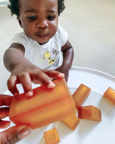 Natural Rubber Building Blocks | ecopiggy | Baby Essentials - Bee Like Kids