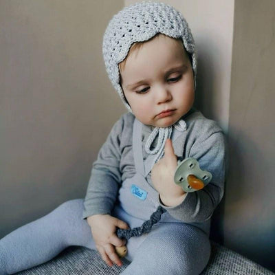 Natural Rubber Pacifier - Gorgeous Gray | Hevea | Baby Essentials - Bee Like Kids