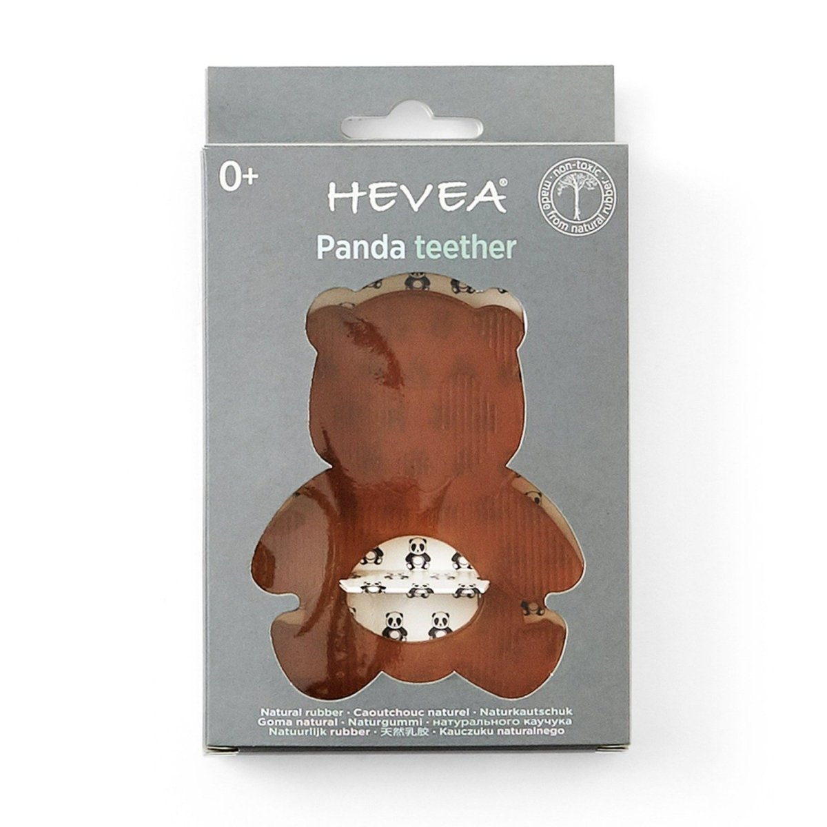 Natural Rubber Panda Teether | Hevea | Baby Essentials - Bee Like Kids