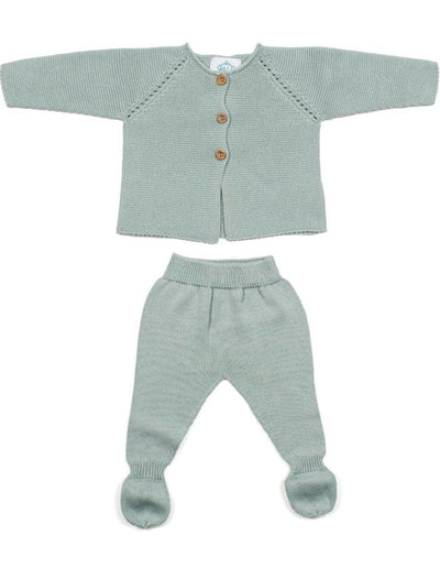 Newborn First Outfit - Sage