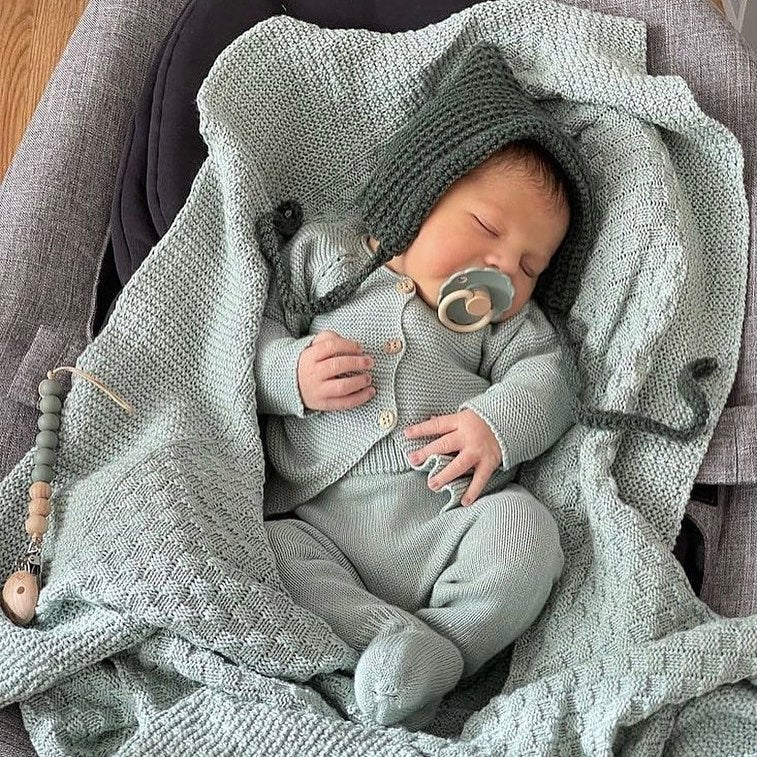 Newborn First Outfit - Sage