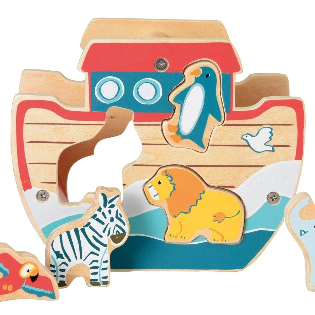 Noah’s Wooden Ark Shape Sorter | Egmont Toys | Toys - Bee Like Kids