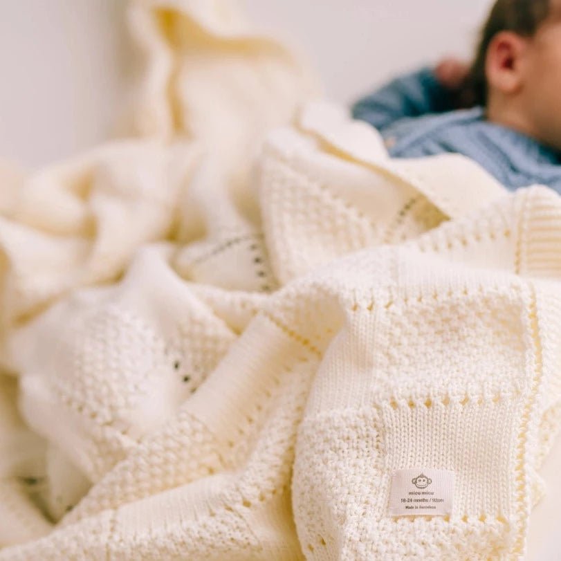 Organic Baby Blanket - Ecru