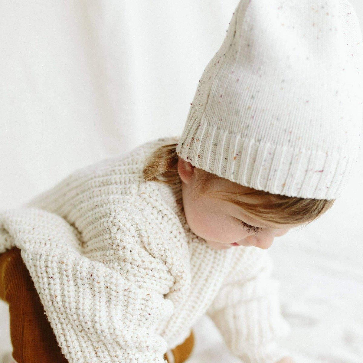 Organic Cotton Knit Beanie - Cascades | goumikids | Hats, Socks & Shoes - Bee Like Kids