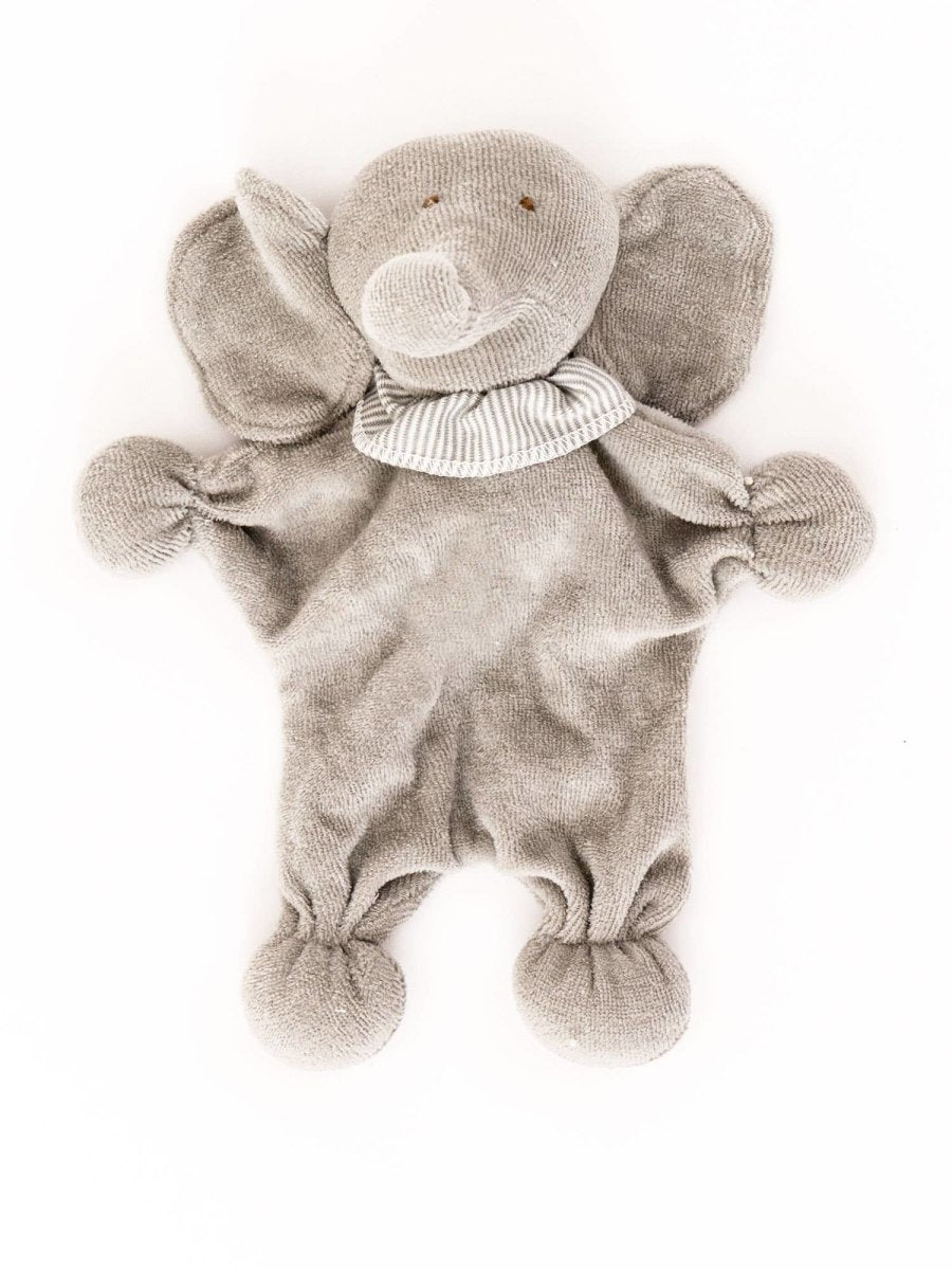 Organic Elephant Lovey Doll - Classic Grey | Under the Nile | Lovey - Bee Like Kids