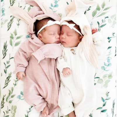 Organic Muslin Swaddle - Sage | Fawn & Foster | Bedding - Bee Like Kids