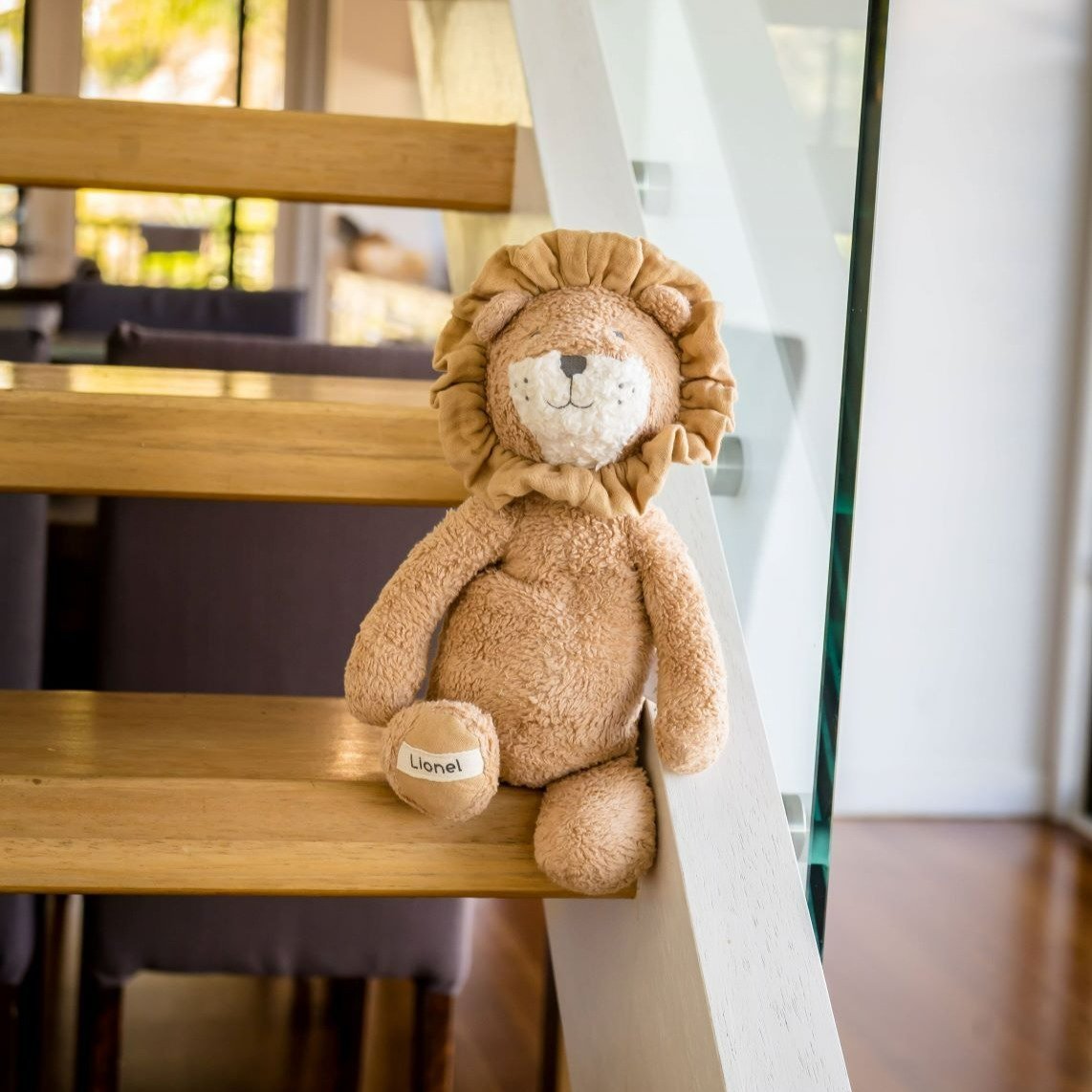 Organic Plush - Lionel the Lion | Tikiri Toys LLC | Stuffies - Bee Like Kids