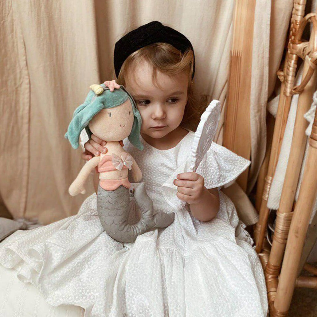 Organic Plush Toy - Mermaid | Tikiri Toys LLC | Dolls - Bee Like Kids