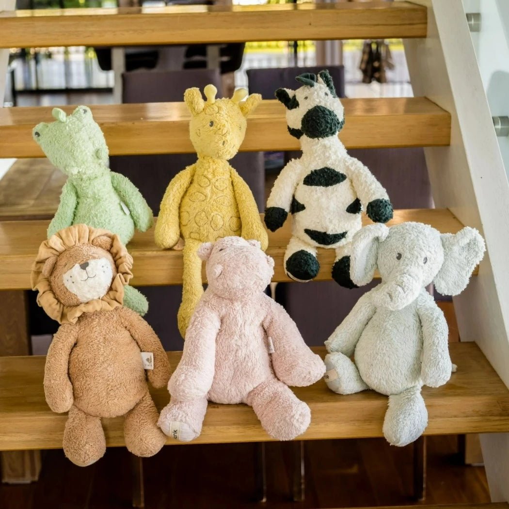 Zibby the Zebra Organic Stuffie | Best Plush toys for infants | Tikiri Toys | Bee Like Kids